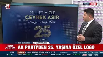 AK Parti'den 25. yaşına özel logo! | Video