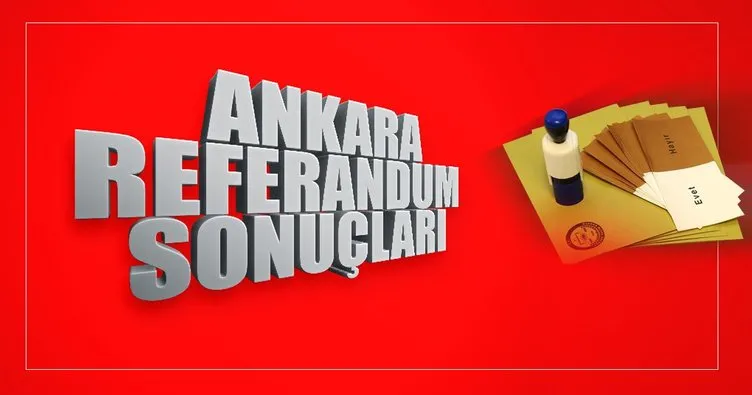 İşte Ankara’da referandum sonuçları
