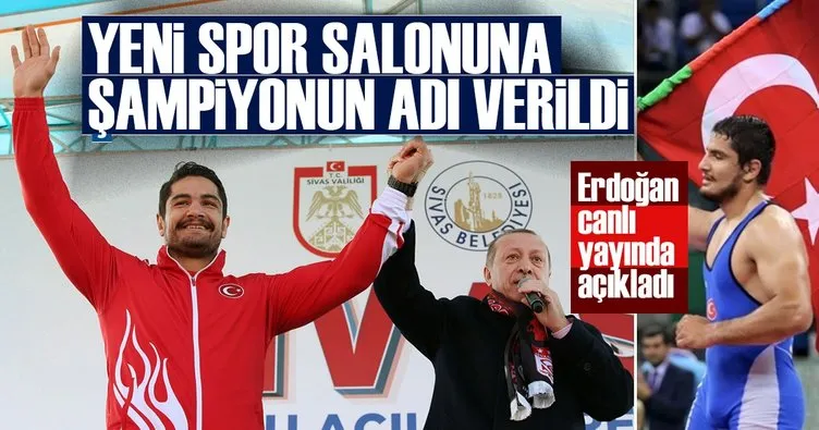 Sivas’ın yeni spor salonuna şampiyonun adı veriliyor!