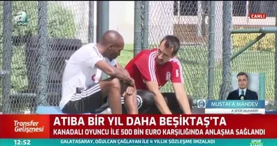 Atiba bir yıl daha Beşiktaş’ta