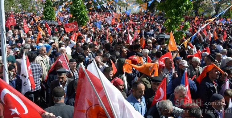 Cumhurbaşkanı Erdoğan, Erzurum'da böyle karşılandı
