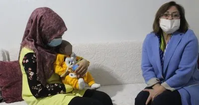 Fatma Şahin’den Cihan bebeğe ziyaret!