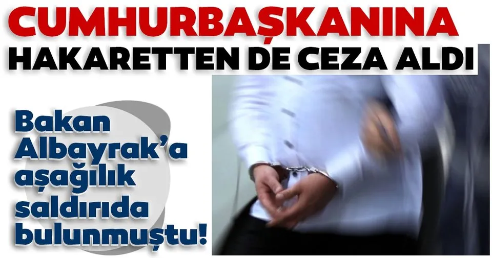 Bakan Albayrak A Asagilik Saldirida Bulunmustu Cumhurbaskanina Hakaretten De Ceza Aldi Son Dakika Haberler