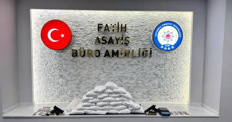 Kokain presleme makinesiyle suçüstü