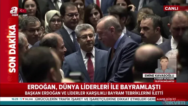 Başkan Erdoğan dünya liderleriyle bayramlaştı
