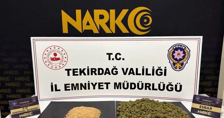 Çorlu’da uyuşturucu operasyonu