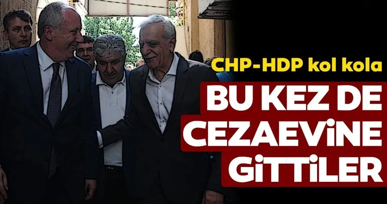 Görevden alınan başkanlara destekle yetinmeyen CHP bu kez de cezaevindeki HDP’lileri ziyaret etti