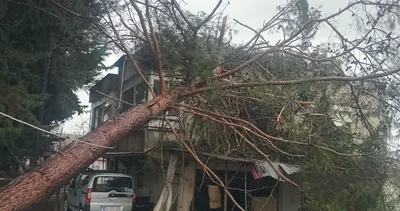 Erdemli’ de fırtına etkili oldu