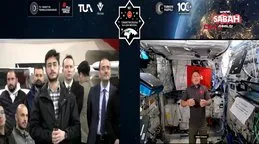 Astronot Alper Gezeravcı, uzaydan Samsun’a bağlandı