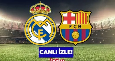 REAL MADRİD BARCELONA MAÇI CANLI İZLE | Tivibu Spor 1 ile İspanya Süper Kupa finali Real Madrid Barcelona maçı canlı yayın izle