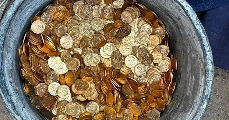 Duvardan 9 milyon euroluk altın çıktı