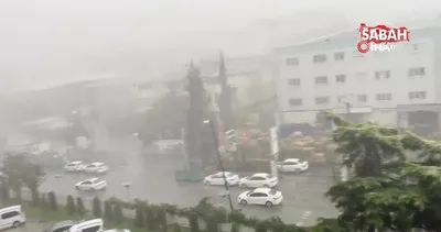 İstanbul’da sağanak yağış etkili oldu | Video