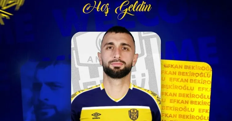 MKE Ankaragücü, Efkan Bekiroğlu’nu transfer etti