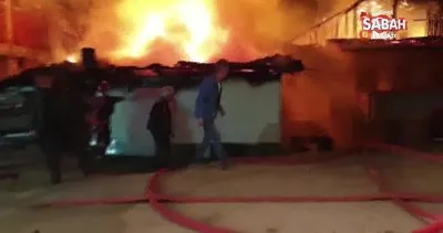 Yaşlı çiftin kaldığı evde yangın: 1 ölü, 2 yaralı | Video