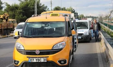 Kilometrelerce polisten kaçan taksideki kişiler gözaltına alındı!