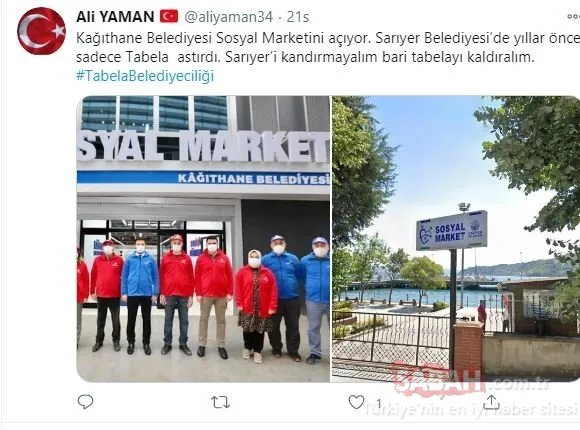 İşte AK Parti ile CHP’nin belediyecilik farkı... Tabelayı koyup marketi unuttular!