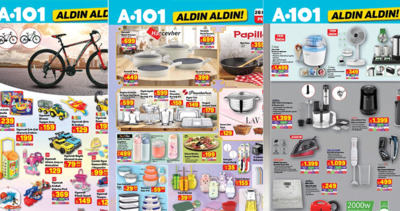 ALDIN ALDIN! 26 Haziran A101 aktüel ürünleri: katlanabilir taşıma arabası, benzinli çim biçme makinesi, dondurma yapma cihazı...