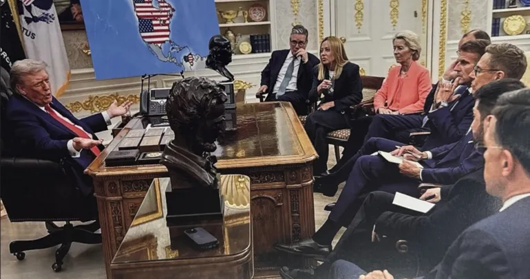 Trump’tan dikkat çeken haritalı paylaşım