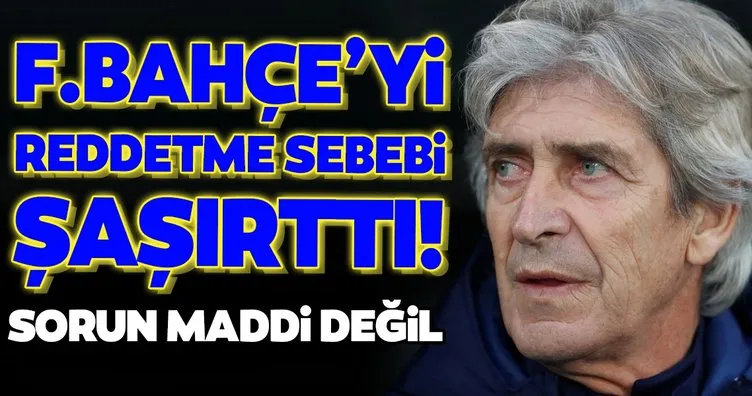 Fenerbahçe’yi reddetme sebebi şaşırttı! Sorun maddi değil