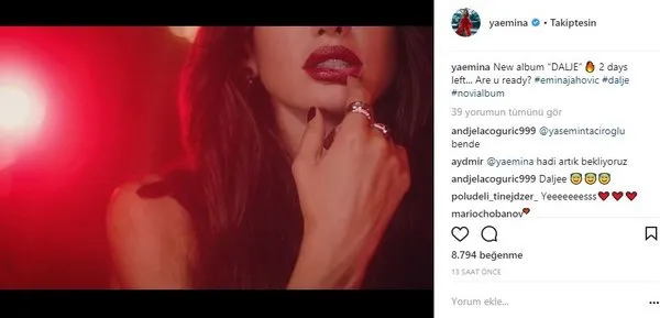 Ünlülerin Instagram paylaşımları (22.01.2018)