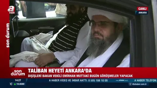 Taliban heyeti Ankara'da | Video