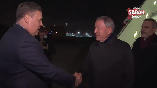 Bakan Akar ve MİT Başkanı Fidan dörtlü toplantı için Moskova’da | Video