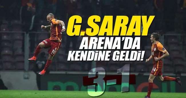 Galatasaray Arena’da kendine geldi
