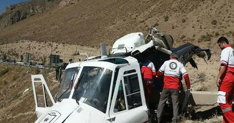 Oy sandıklarını taşıyordu… İran’da helikopter düştü