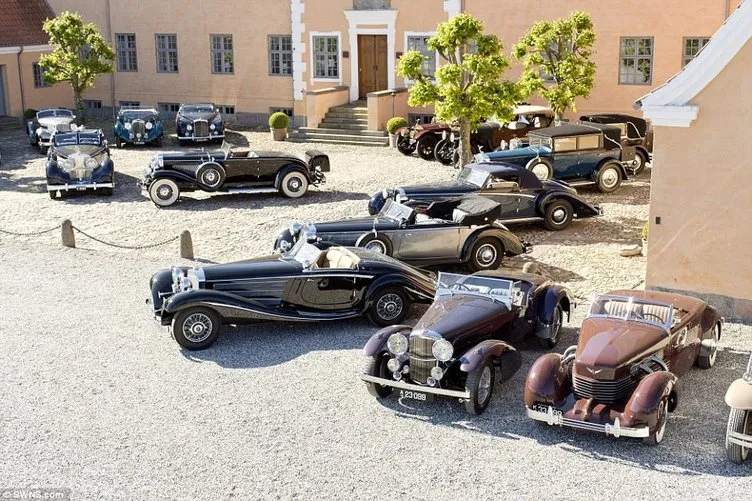 36 milyon euroluk klasik otomobil koleksiyonu