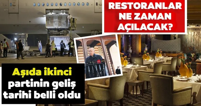 Son dakika gelişmesi: Restoranlar ne zaman açılacak? Başkan Erdoğan’dan flaş sözler...