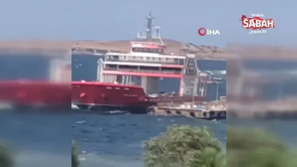 Avşa Adası'nı fırtına vurdu! Yolcular iskelede mahsur kaldı | Video