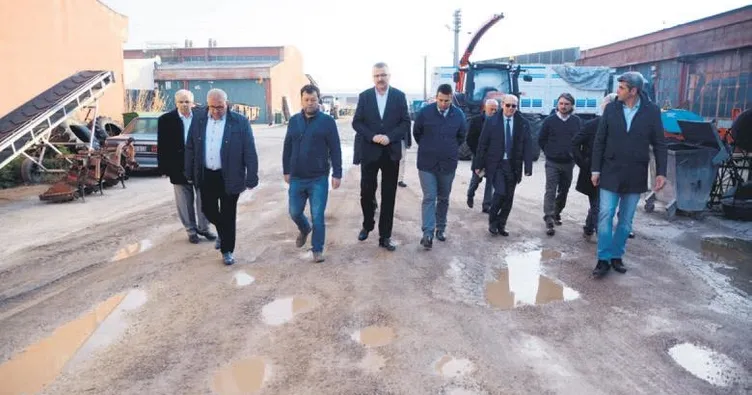 Başkan Özkan sanayi esnafını dinledi