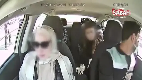 İstanbul Taksim'de turistlerden 4 bin dolar çalan hırsız taksi şoförü kamerada