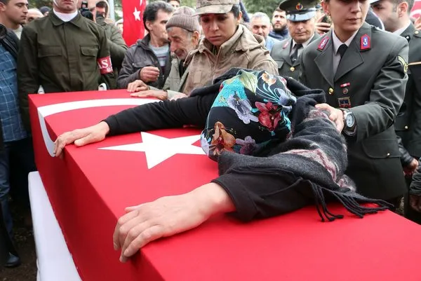 Şehit Piyade Uzman Çavuş Necmettin Yiğit son yolculuğuna uğurlandı