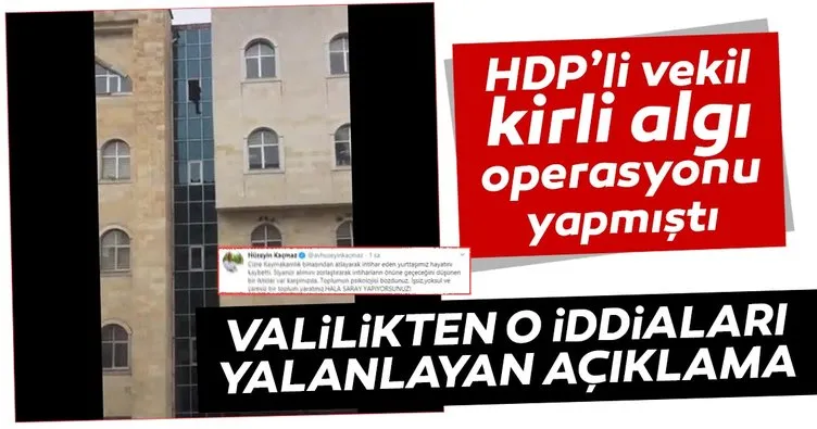 HDP’li vekilin kirli algı operasyonu elinde patladı