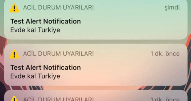 test alert notification evde kal turkiye uyarisi nedir turkce ceviri evde kal turkiye bildirimi icin vodafone dan ilk resmi aciklama geldi uyari neden gonderildi iphone ios test alert notification uyarisi ne demek