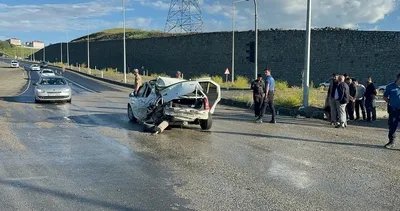 Ağrı’da feci kaza! 2 yaralı