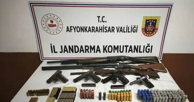 Jandarmadan cephanelik gibi ev baskını