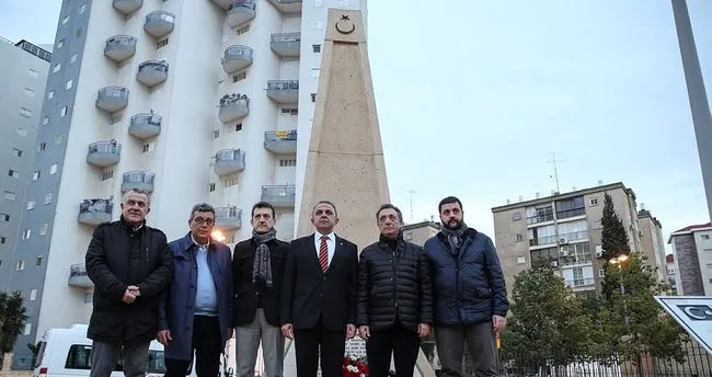 Beşiktaşlı yöneticilerden Türk şehitliğine ziyaret