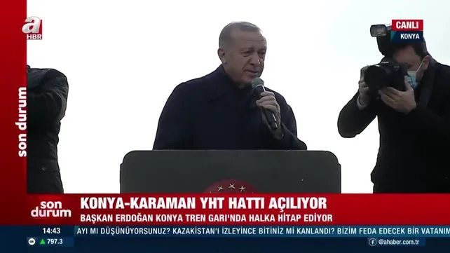 Başkan Erdoğan Konya-Karaman Hızlı Tren Hattı'nın açılışına katılıyor! İlk sürüş gerçekleştiriliyor...