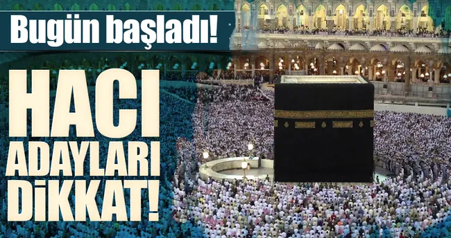 Hac kayıt yenileme işlemleri başladı!
