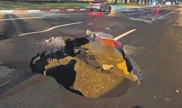 İBB'nin yaptığı yol 3 gün sonra çöktü 