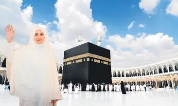 Giydim beyazları düştüm kâbe yollarına