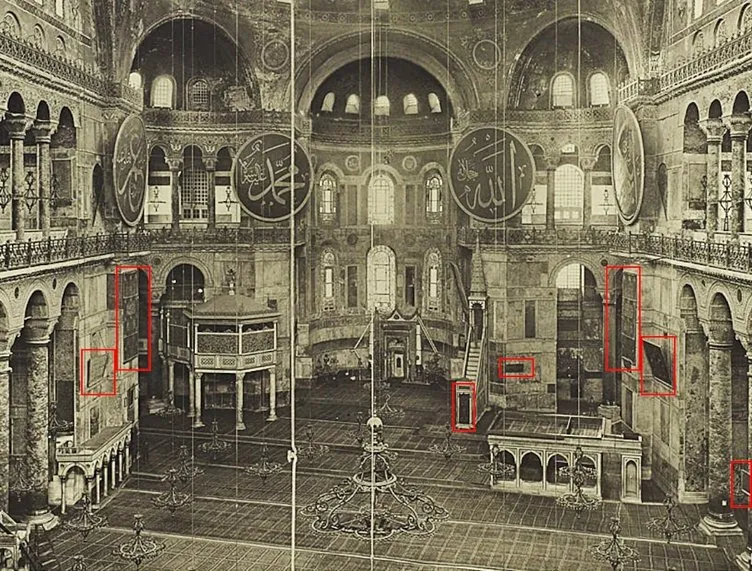 Kritik açıklama! 'Ayasofya Camisi'ne ait bazı eserler müzeye çevrilirken yapıdan uzaklaştırıldı'