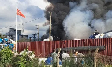 Ordu'da geri dönüşüm tesisinde yangın çıktı #ordu