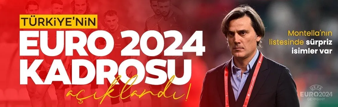 Türkiye’nin EURO 2024 kadrosu açıklandı! Sürpriz isimler...