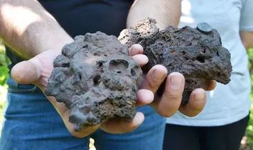 Bahçemde göktaşı buldum