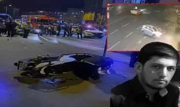 Şişhane’de otomobilin çarptığı motosiklet durağa daldı: 1 ölü 3 yaralı