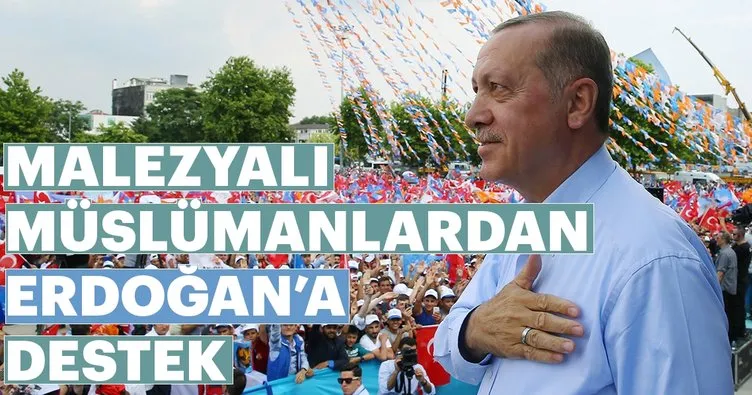Malezyalı müslümanlardan Erdoğan’a destek programı