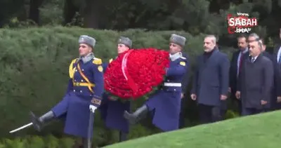 Dışişleri Bakanı Fidan, Haydar Aliyev’in mezarını ziyaret etti | Video